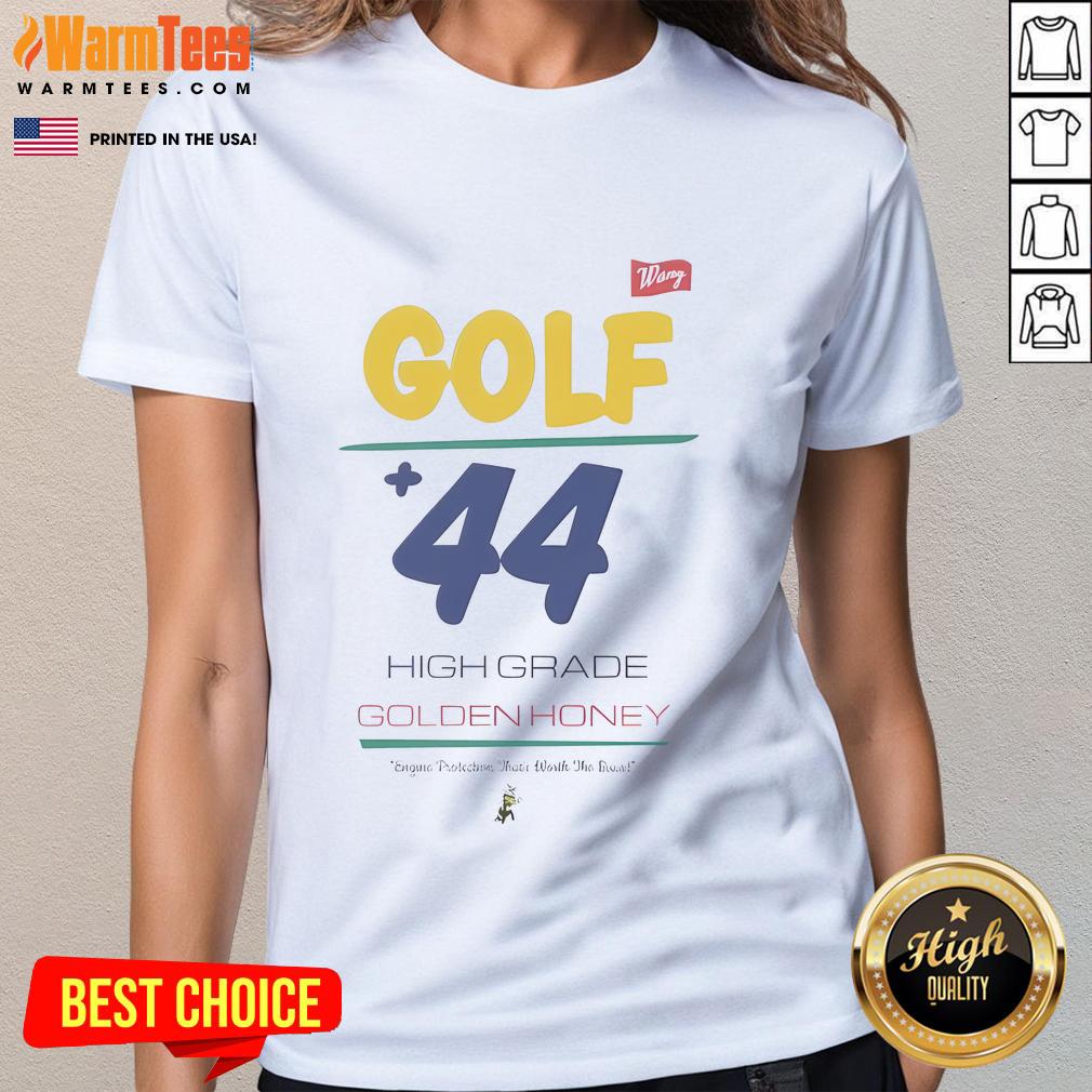 Good Golf Wang Lewis Hamilton 44 Golden Honey T-Shirt - Image 3