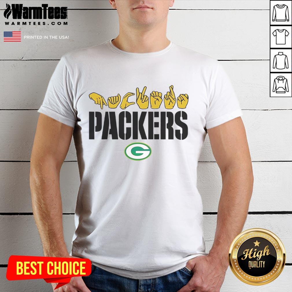 Good Green Bay Packers Football Homage Youth Love Sign Hand Signals T-Shirt