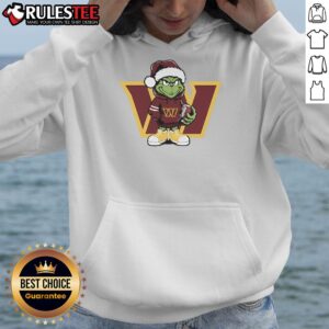Alternative view of Good Grinch Hug Ball Washington Commanders Christmas T-Shirt