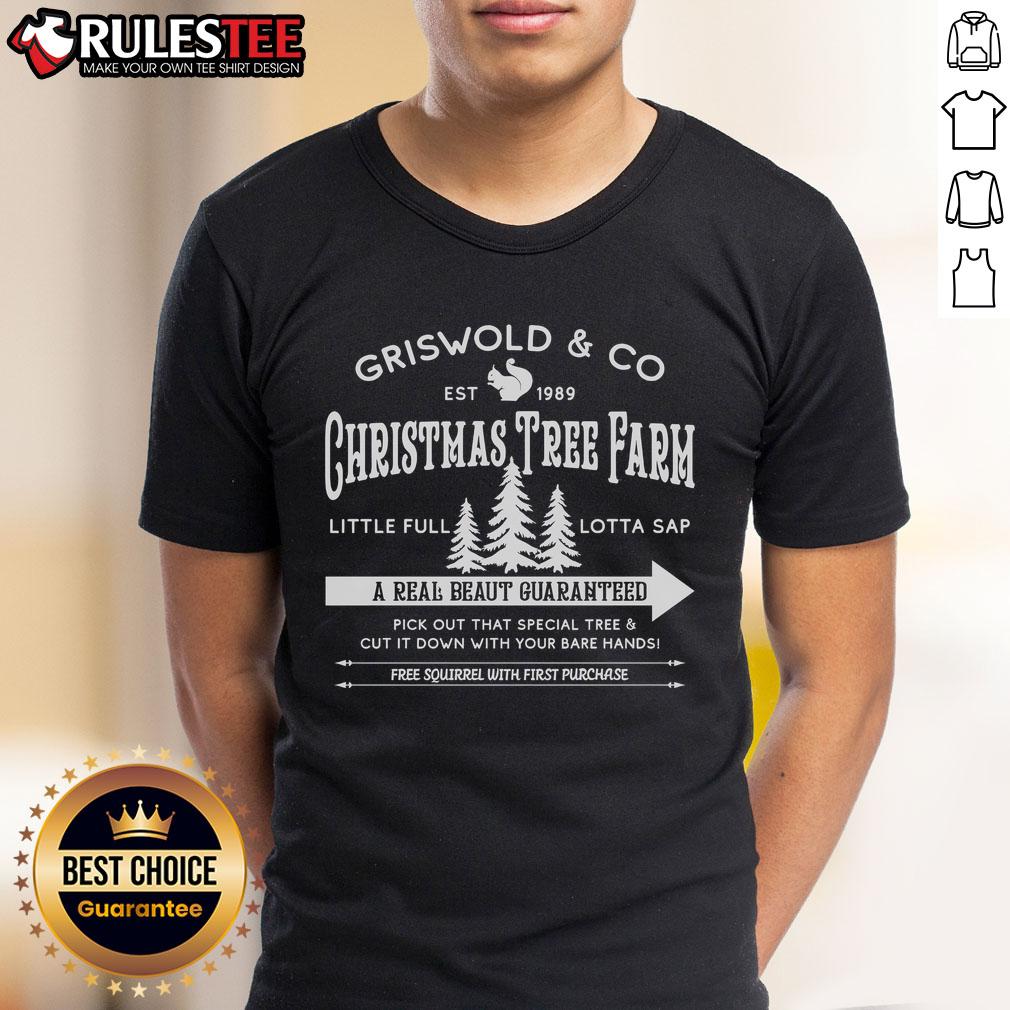 Good Griswold Christmas Tree Farm A Real Beaut Guaranteed Est 1989 T-Shirt