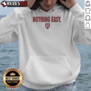 Alternative view of Good Harvard Crimson Nothing Easy T-Shirt