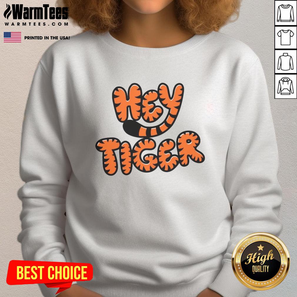 Good Hey Tiger Bubble Letter T-Shirt - Image 5