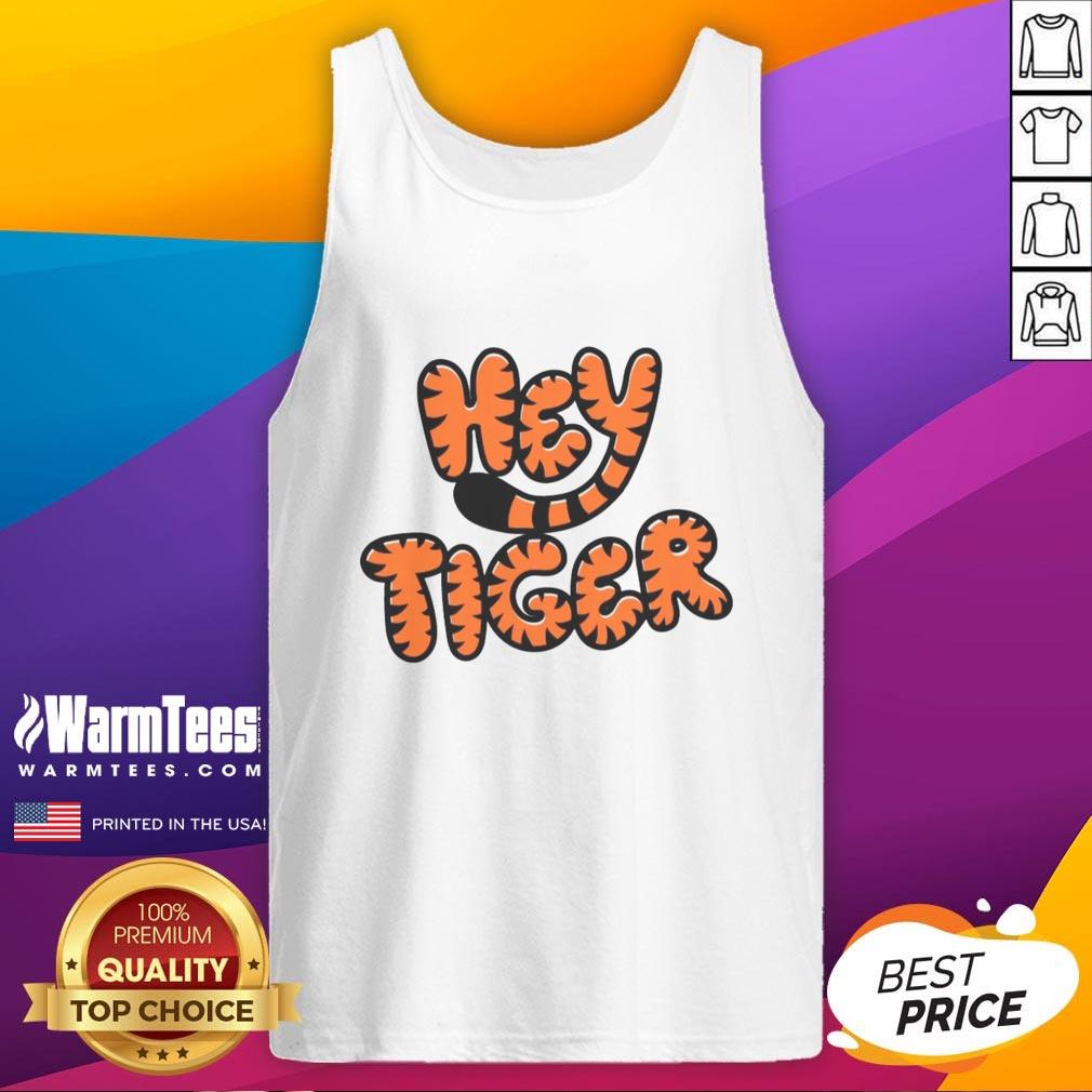 Good Hey Tiger Bubble Letter T-Shirt - Image 4