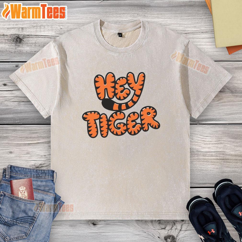 Good Hey Tiger Bubble Letter T-Shirt - Image 6
