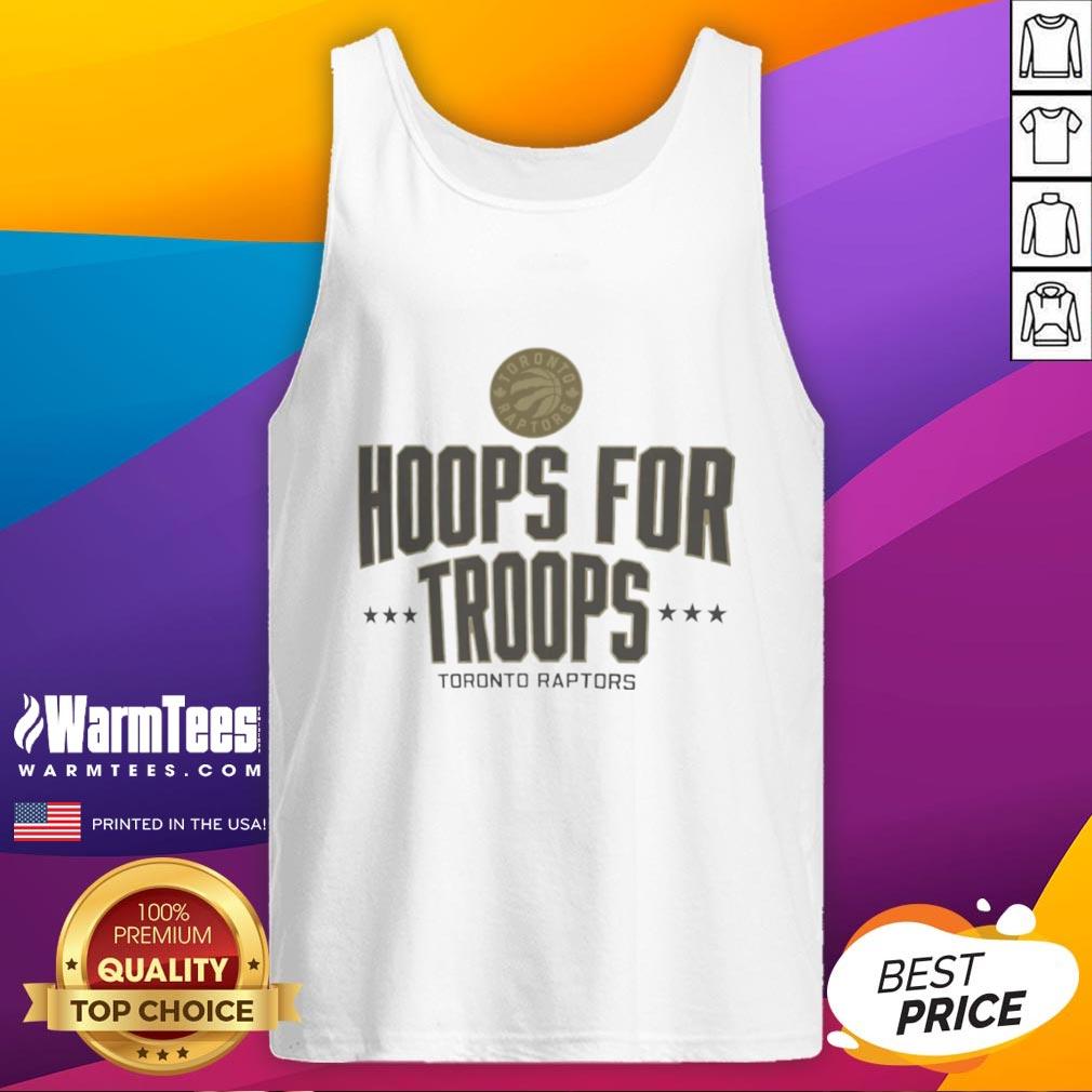 Good Hoops For Troops Toronto Raptors Basketball T-Shirt - Image 4