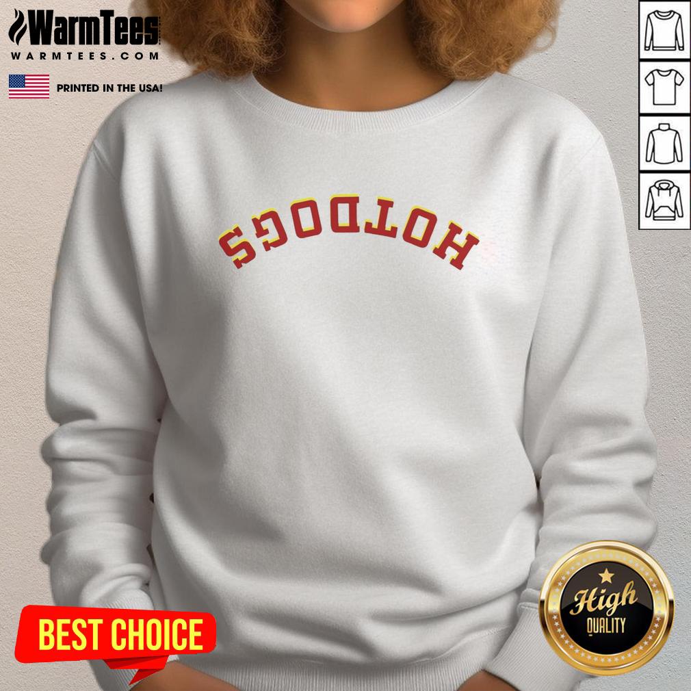 Good Hotdog Upside Down T-Shirt - Image 5