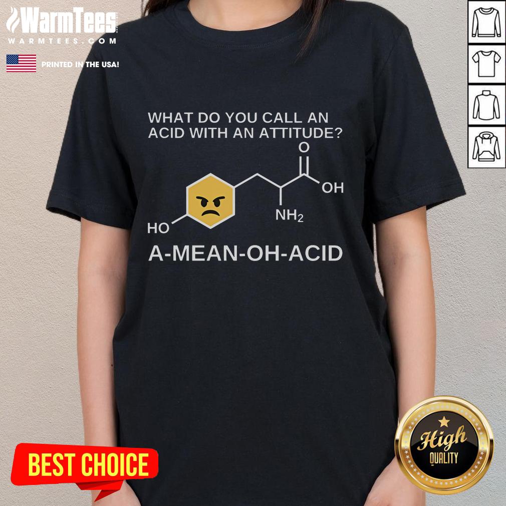 Good Humor Amino Acid Nerdy Chemistry T-Shirt - Image 3