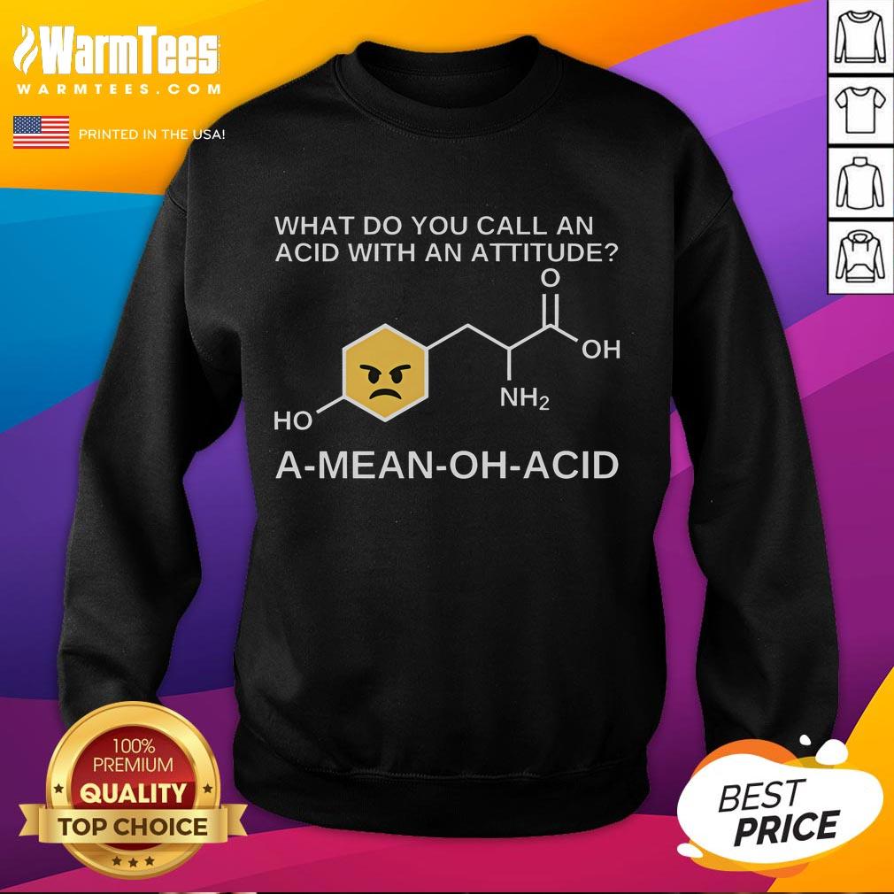 Good Humor Amino Acid Nerdy Chemistry T-Shirt - Image 5