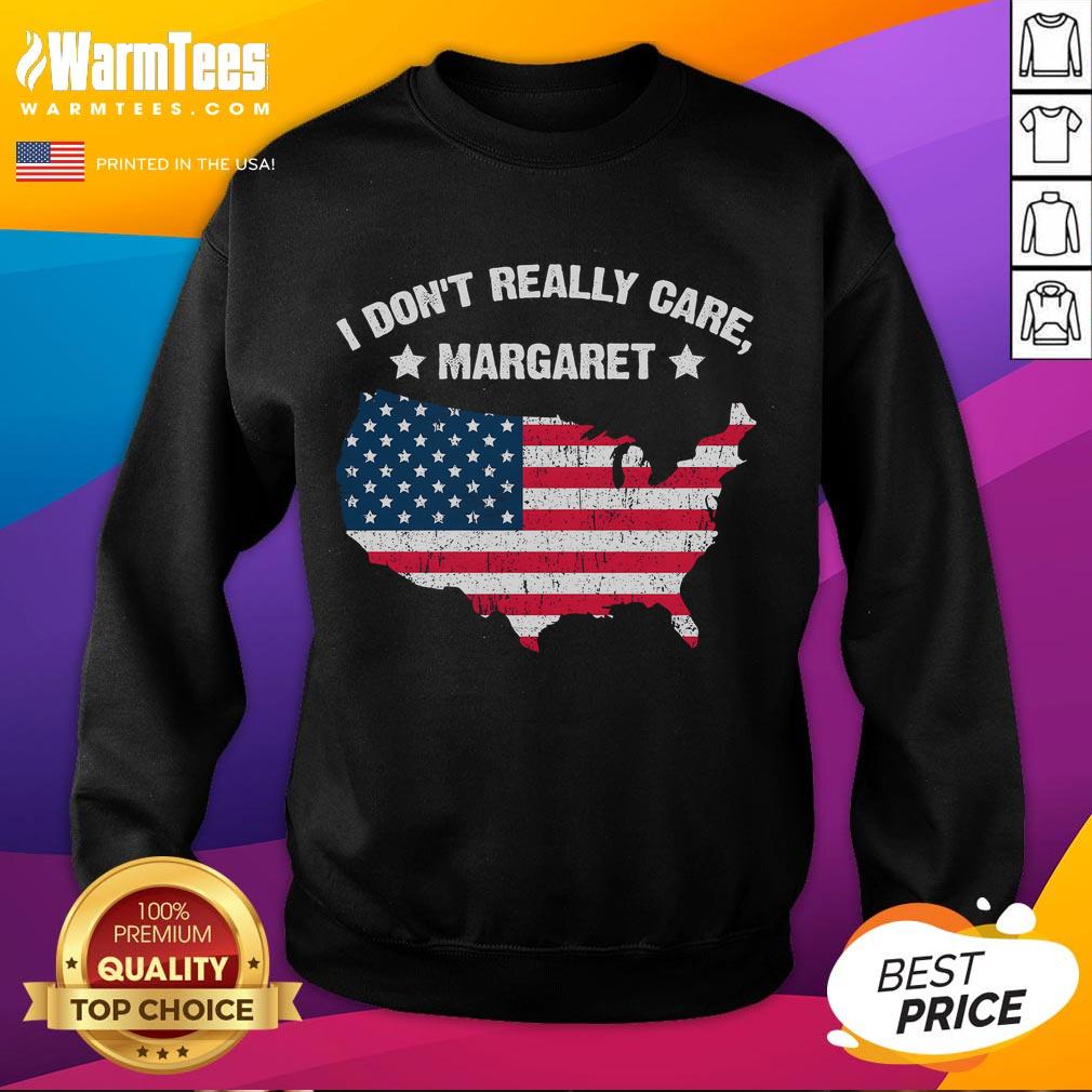 Good I Don't Really Care Margaret Jd Vance Meme America Map T-Shirt - Image 5