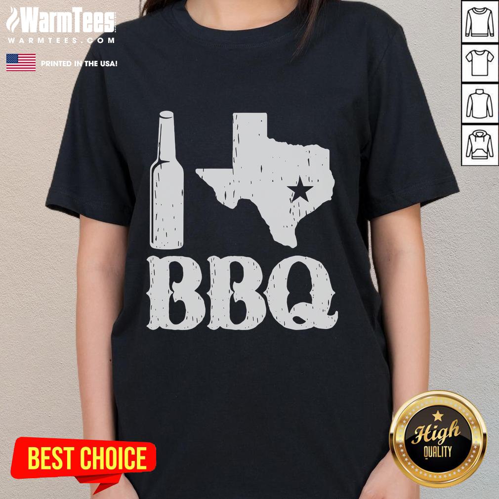 Good I Love Texas Bbq T-Shirt - Image 3