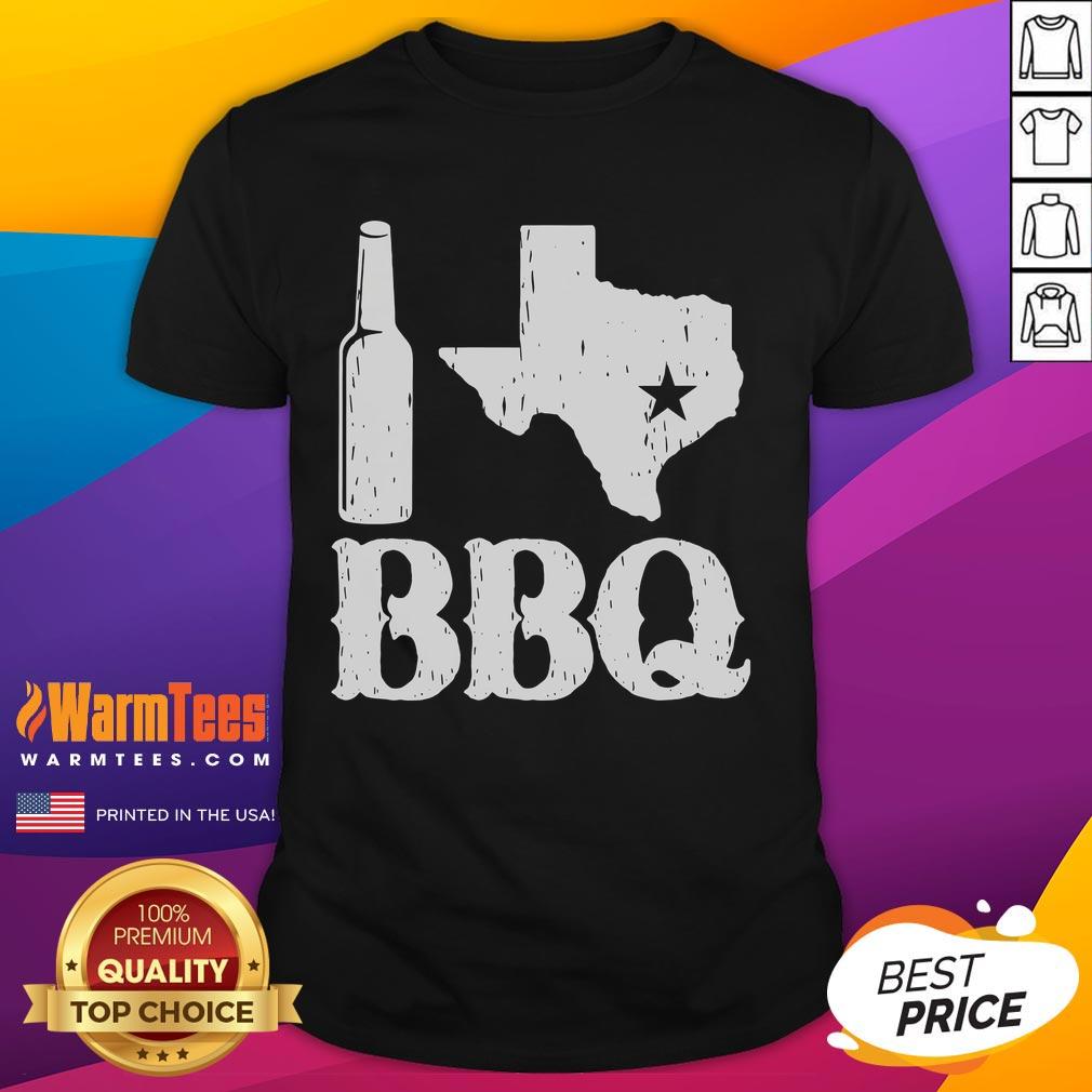 Good I Love Texas Bbq T-Shirt