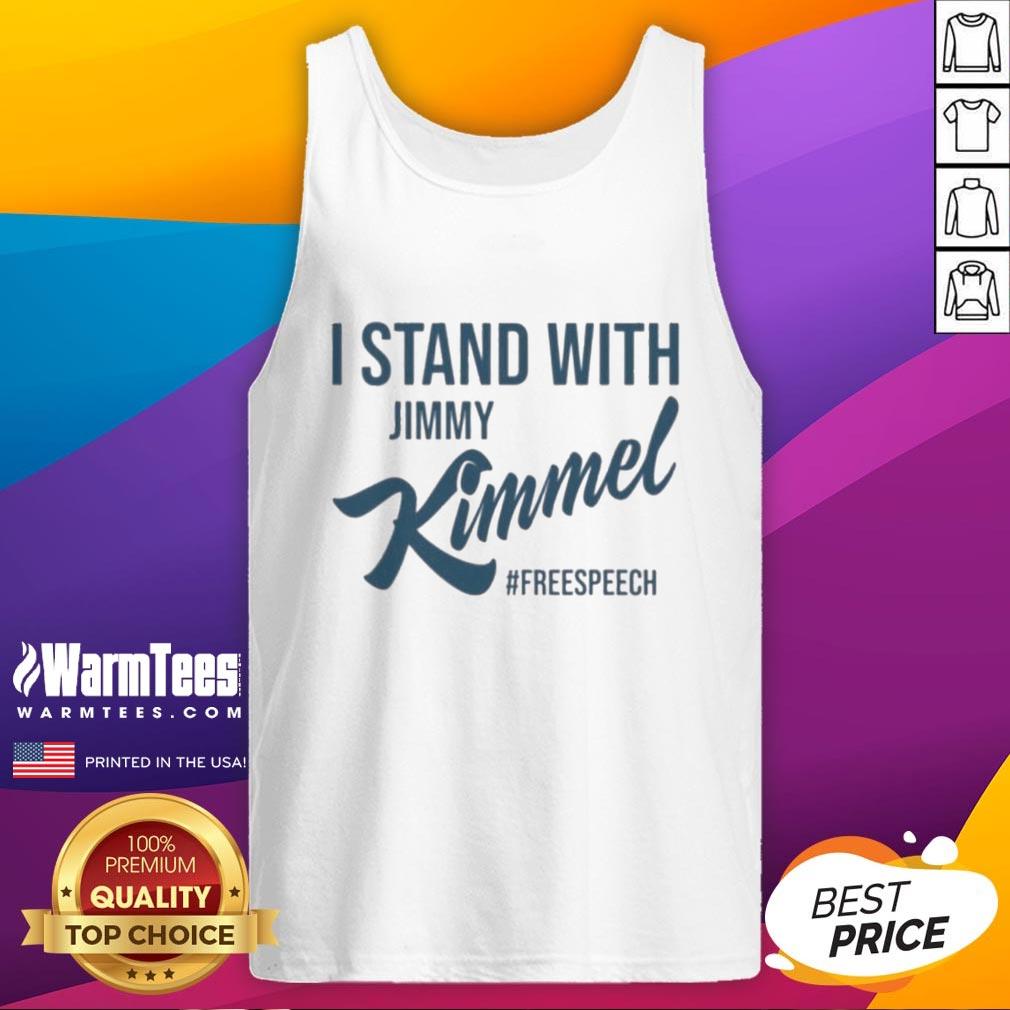 Good I Stand With Jimmy Kimmel Free Speech T-Shirt - Image 4