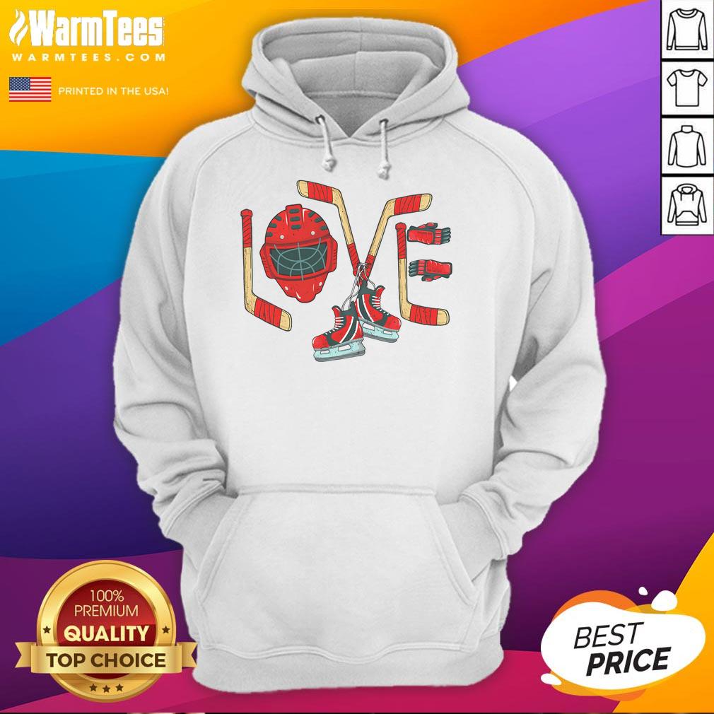 Good Ice Hockey Valentine's Day T-Shirt - Image 2