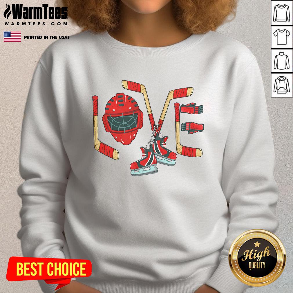 Good Ice Hockey Valentine's Day T-Shirt - Image 5