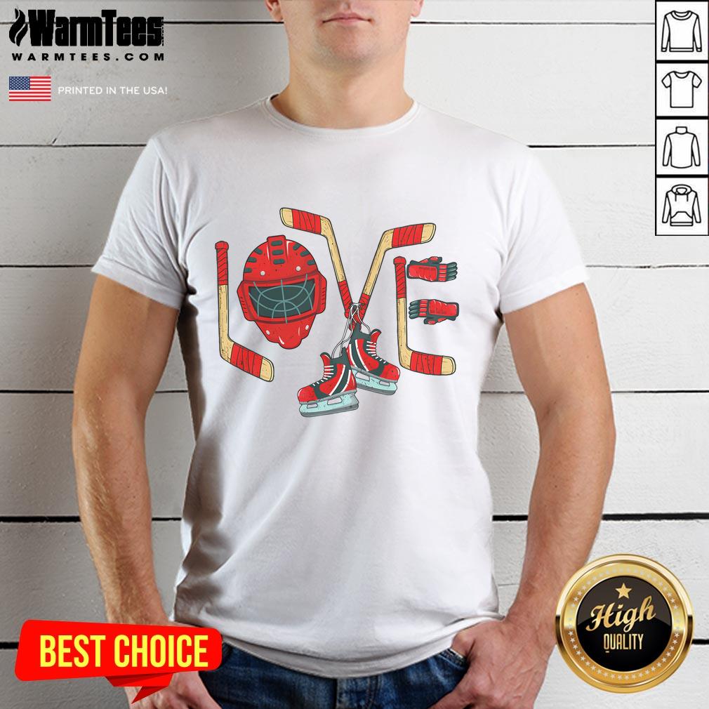 Good Ice Hockey Valentine's Day T-Shirt