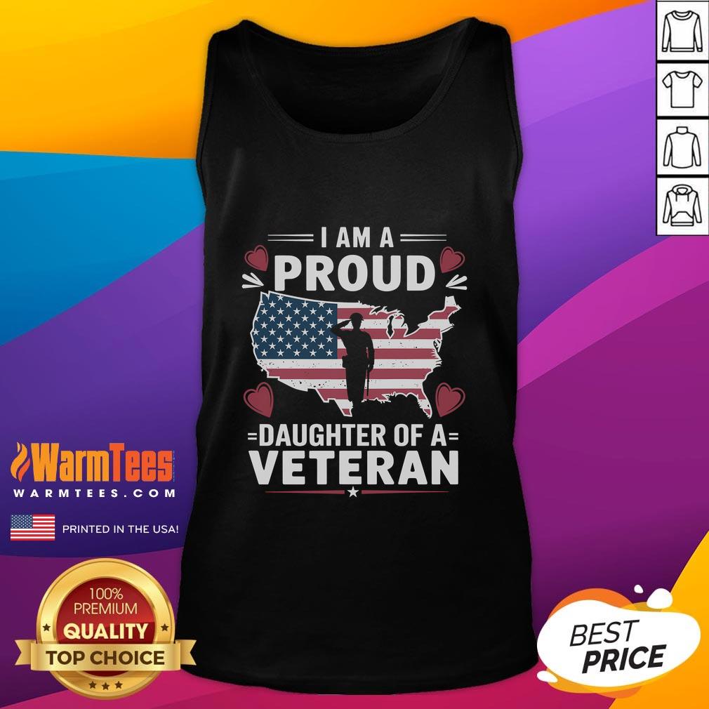 Good I'm A Proud Daughter Of A Veteran Day T-Shirt - Image 4