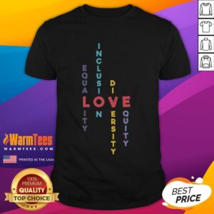 Good Inclusion For Equality Inclusion Diversity Equity T-Shirt
