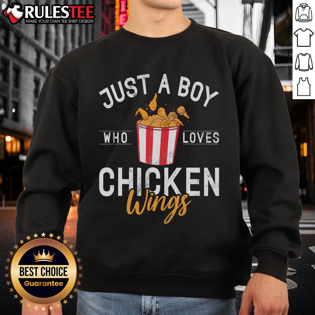 Good Just A Boy Who Loves Chicken Wings T-Shirt - Image 5
