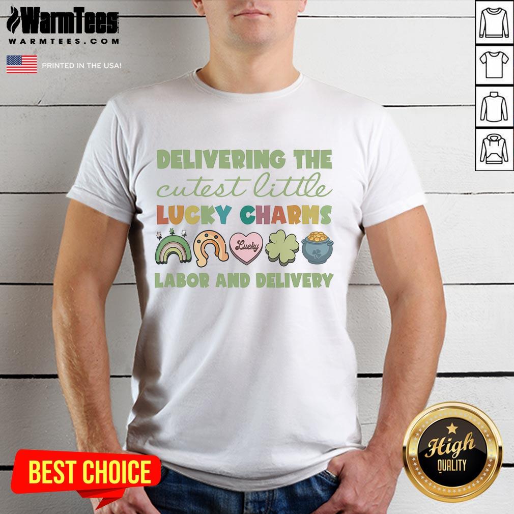 Good Labor And Delivery Nurse St Patrick's Day T-Shirt