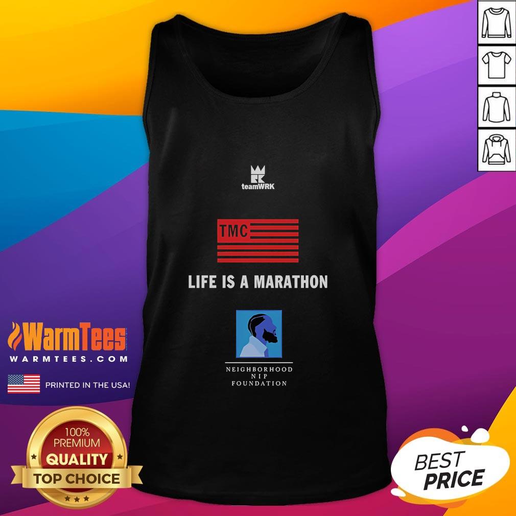 Good Life Is A Marathon Neighborhood Nip Foundation T-Shirt - Image 4