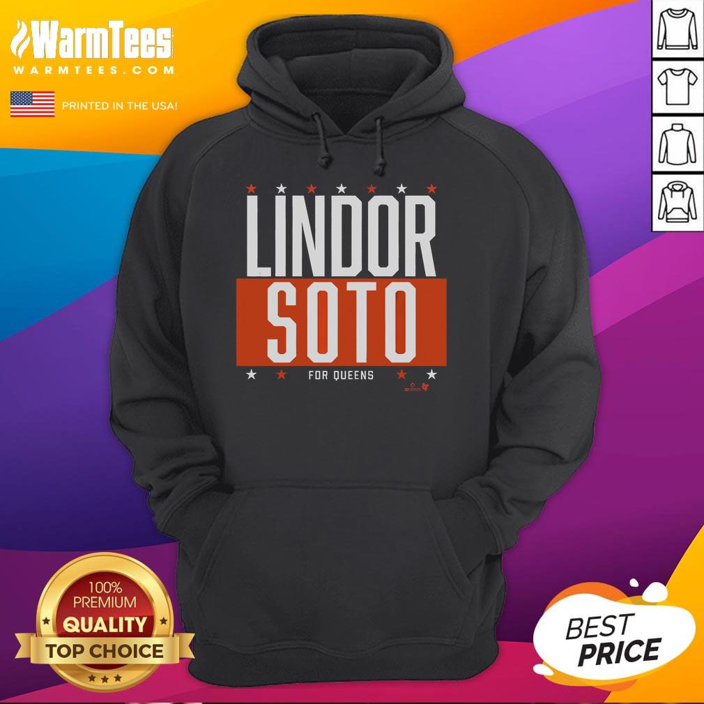 Good Lindor-Soto For Queens T-Shirt - Image 2