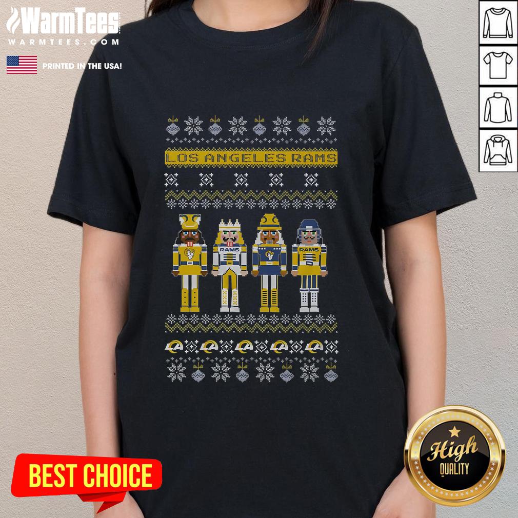 Good Los Angeles Rams Holiday Nutcracker T-Shirt - Image 3