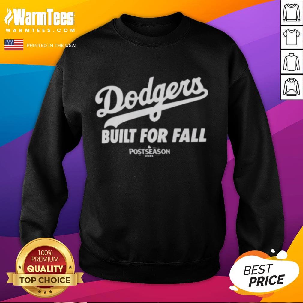 Good MLB Los Angeles Dodgers 2025 Built For Fall T-Shirt - Image 5