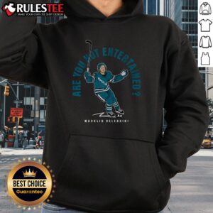 Alternative view of Good Macklin Celebrini Are You Not Entertained T-Shirt
