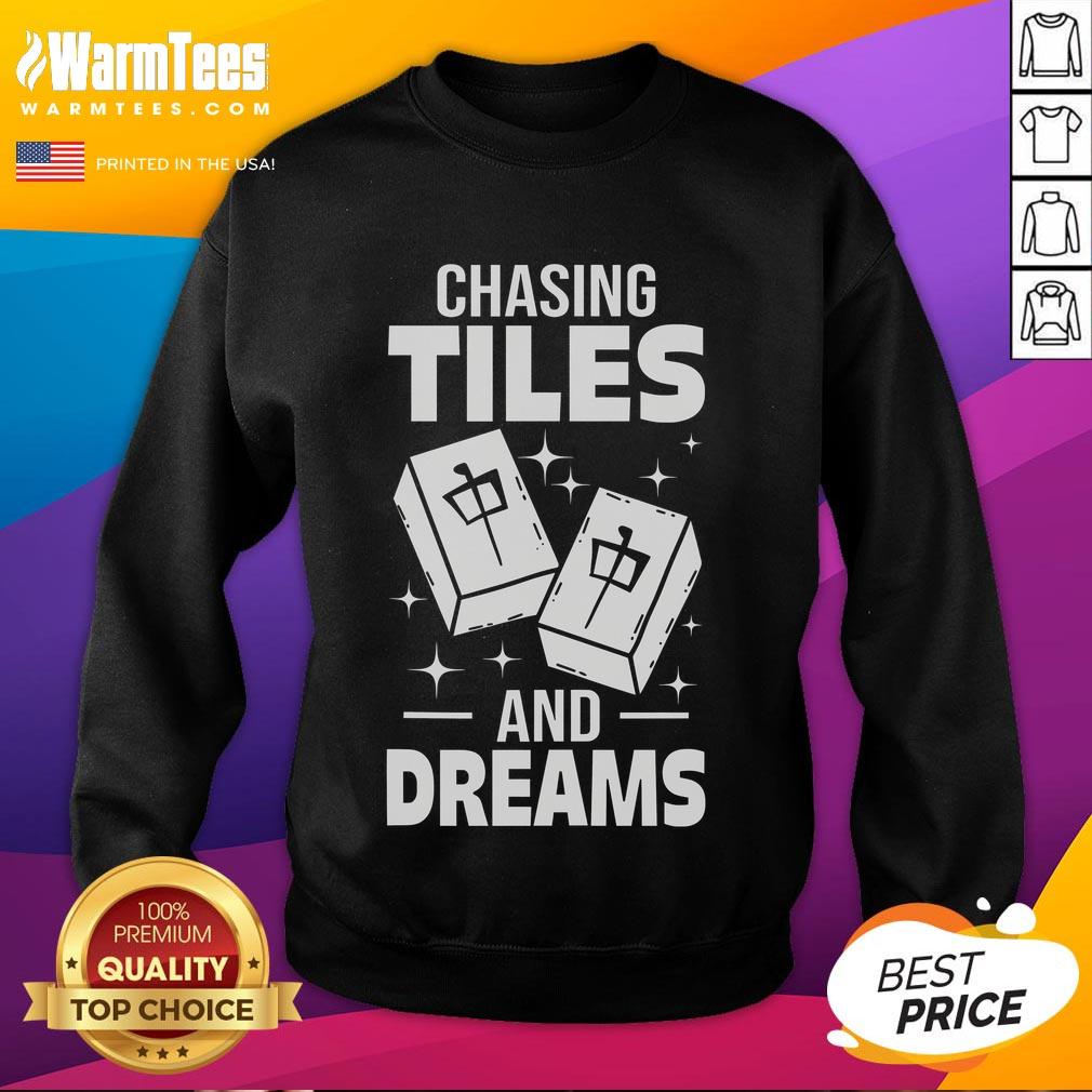 Good Mahjong Chasing Tiles And Dreams For Asian Player Mahjong T-Shirt - Image 5