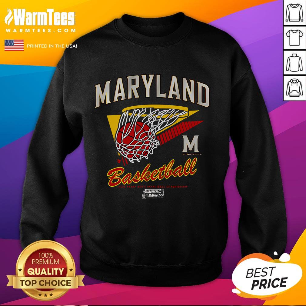 Good Maryland Basketball 2025 March Madness Basketball T-Shirt - Image 5