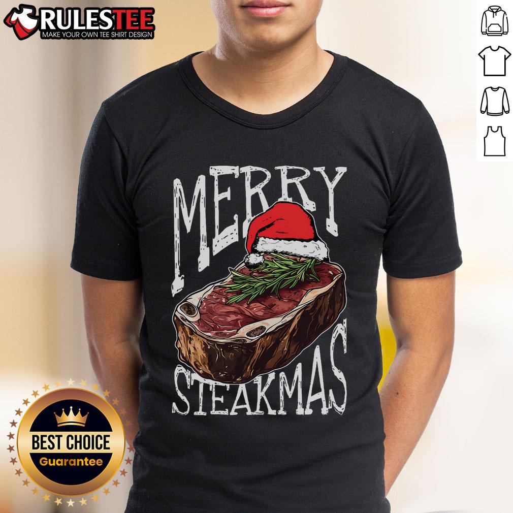 Good Merry Steakmas Christmas T-Shirt