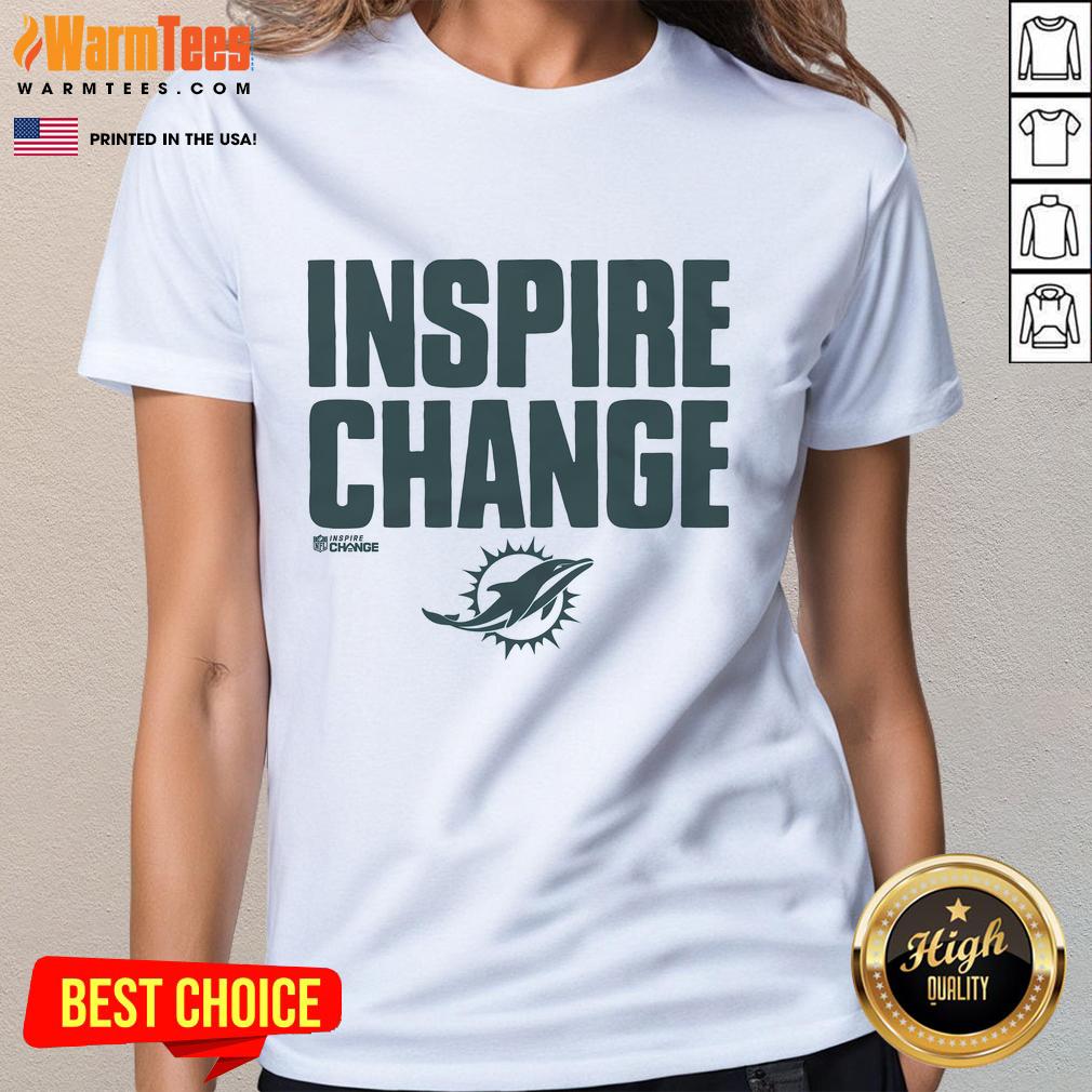 Good Miami Dolphins Inspire Change T-Shirt - Image 3