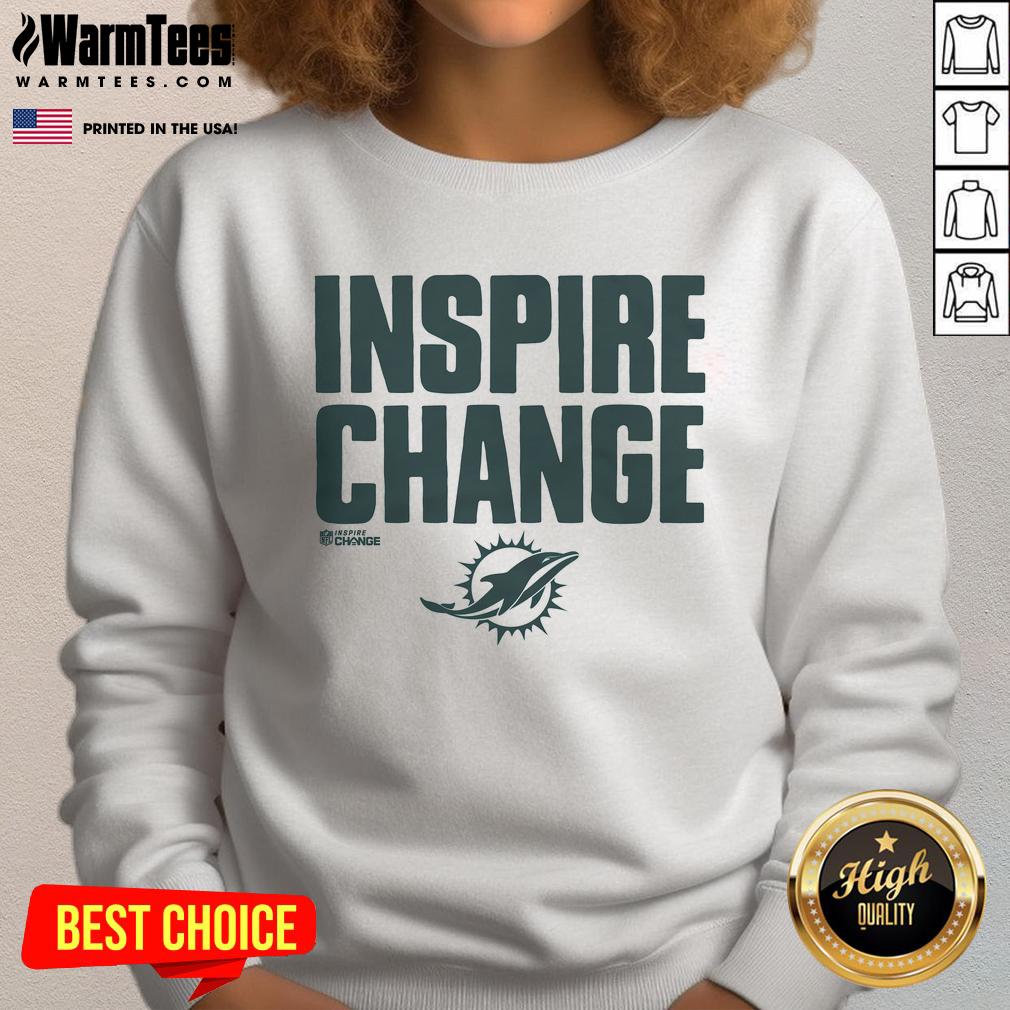Good Miami Dolphins Inspire Change T-Shirt - Image 5