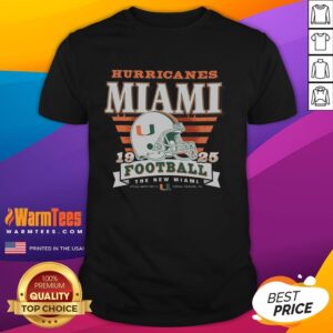 Good Miami Hurricanes Stripe Splash T-Shirt