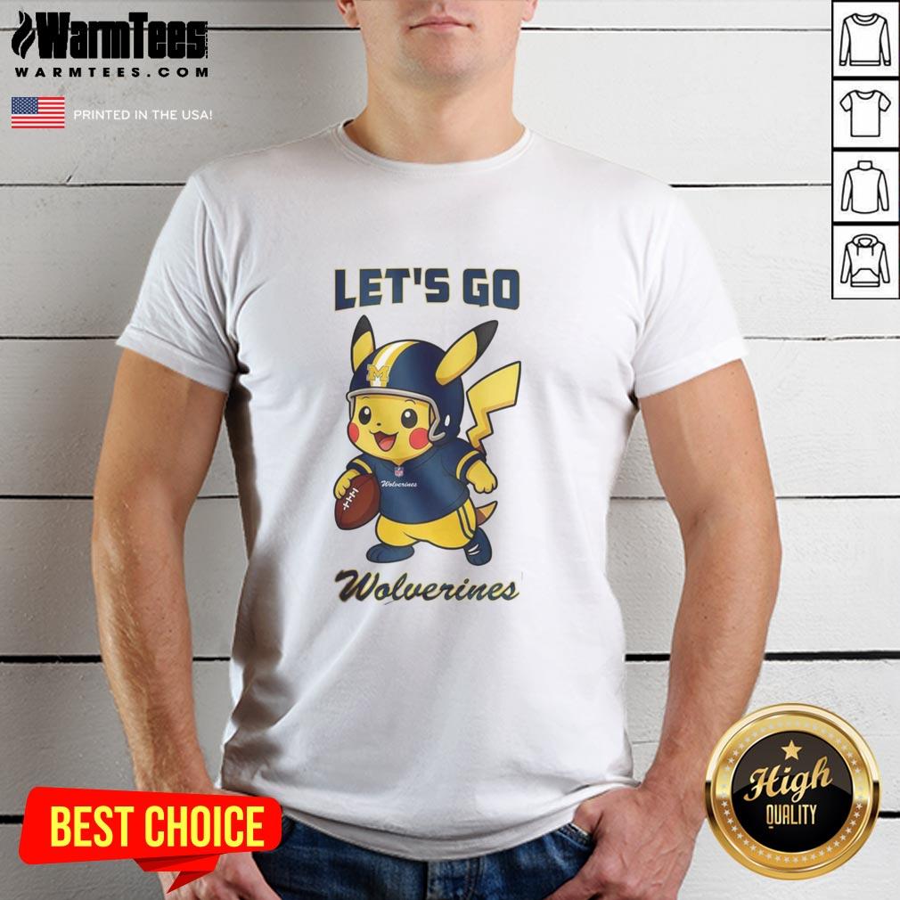Good Michigan Wolverines X Pikachu Let's Go T-Shirt