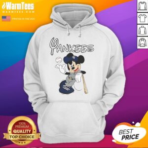 Alternative view of Good Mickey New York Yankees Baseball T-Shirt