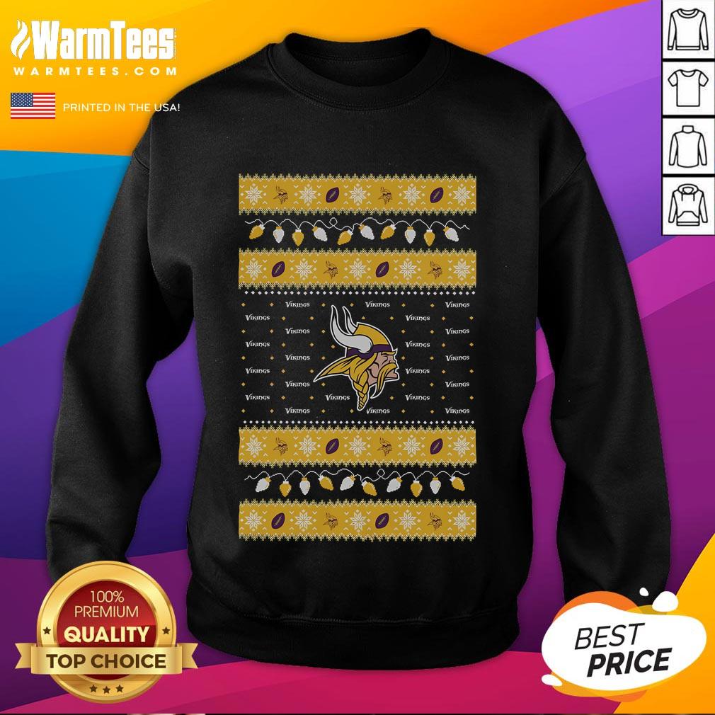 Good Minnesota Vikings Holiday Christmas T-Shirt - Image 5