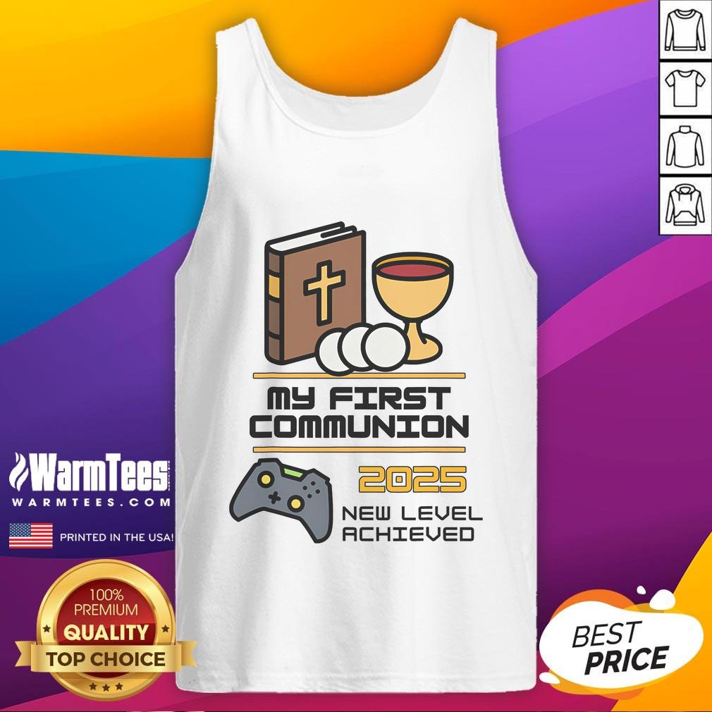 Good My 1st First Communion 2025 Controller Video Game T-Shirt - Image 4