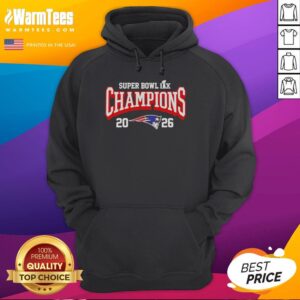 Alternative view of Good New England Patriots At Super Bowl LX Champions 2026 Logo T-Shirt