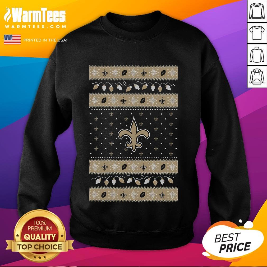 Good New Orleans Saints Holiday Christmas T-Shirt - Image 5