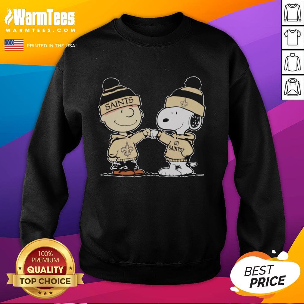 Good New Orleans Saints Snoopy And Charlie Brown Best Friends T-Shirt - Image 5