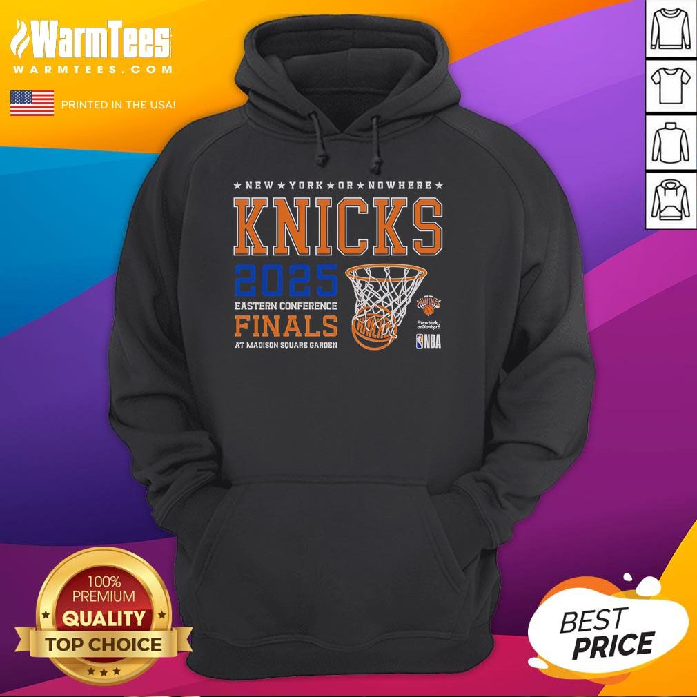 Good New York Knicks Or Nowhere Eastern Conference Finals 2025 T-Shirt - Image 2