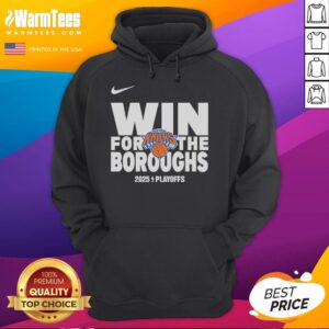Alternative view of Good New York Knicks Win For The Boroughs 2025 Playoffs T-Shirt