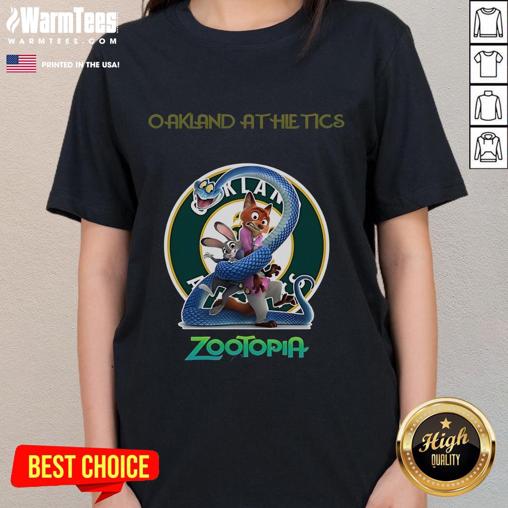 Good Oakland Athletics Zootopia 2 T-Shirt - Image 3
