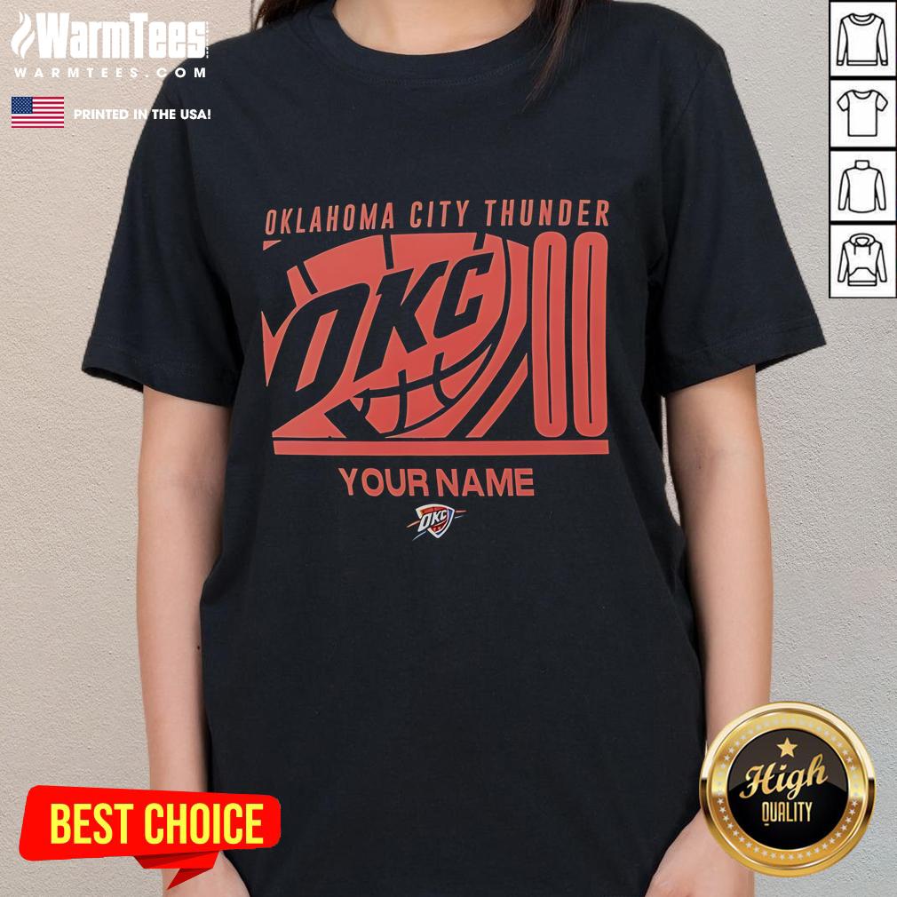 Good Oklahoma City Thunder Winner Basketball 2025 NBA Finals Champions Your Name T-Shirt - Image 3
