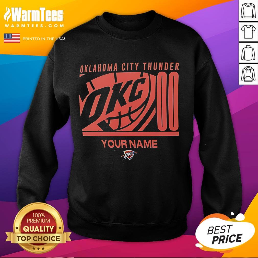 Good Oklahoma City Thunder Winner Basketball 2025 NBA Finals Champions Your Name T-Shirt - Image 5