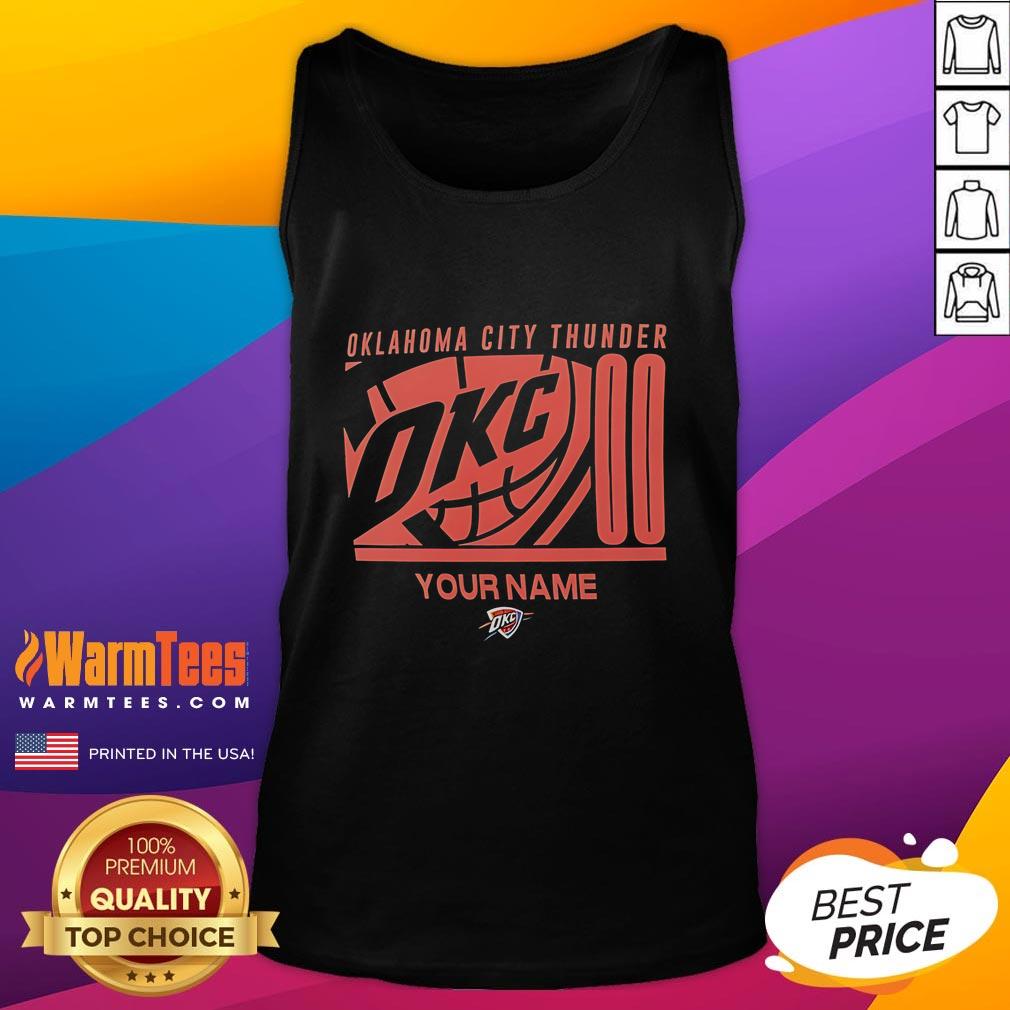Good Oklahoma City Thunder Winner Basketball 2025 NBA Finals Champions Your Name T-Shirt - Image 4