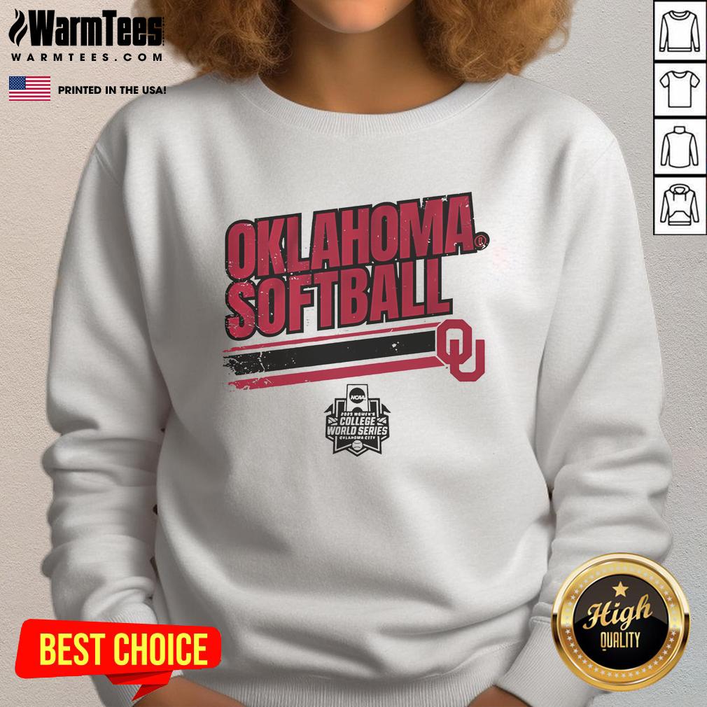 Good Oklahoma Softball Women's College World Series Stripe T-Shirt - Image 5
