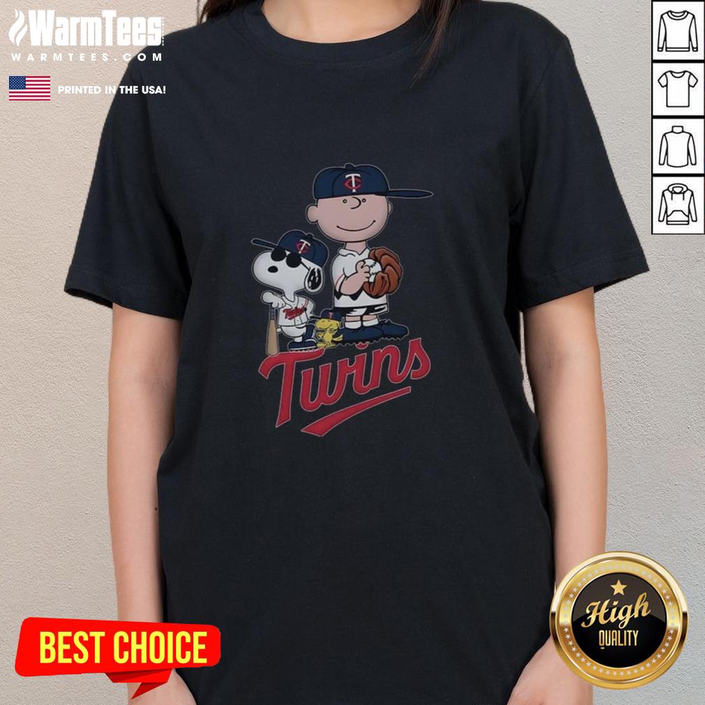 Good Peanuts Characters Minnesota Twins T-Shirt - Image 3
