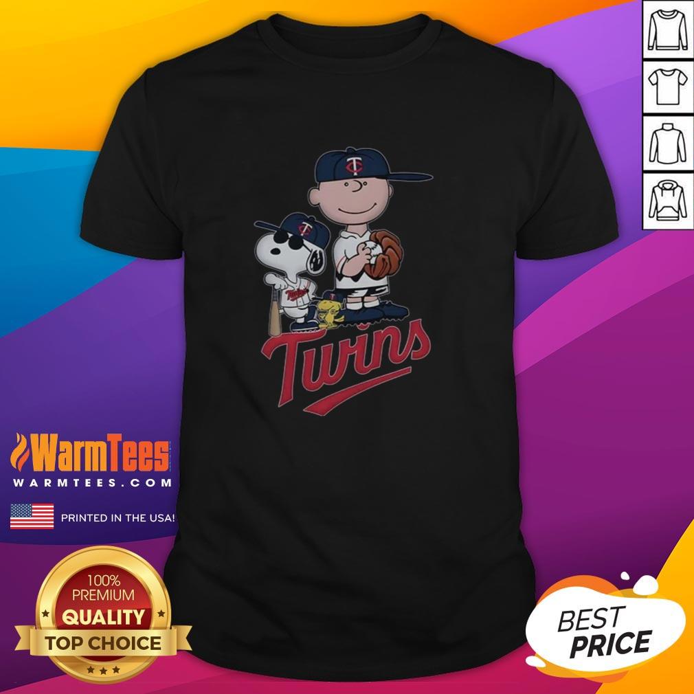 Good Peanuts Characters Minnesota Twins T-Shirt